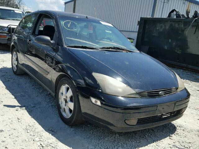 3FAFP31342R200078 - 2002 FORD FOCUS ZX3 BLACK photo 1