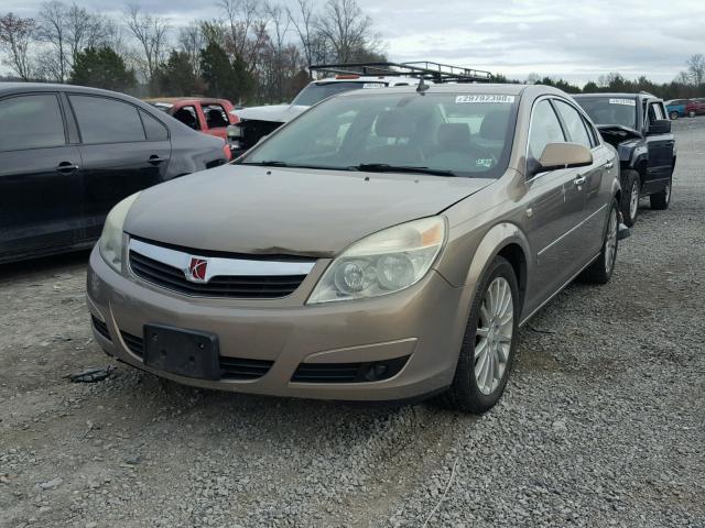 1G8ZV57757F144671 - 2007 SATURN AURA XR BROWN photo 2