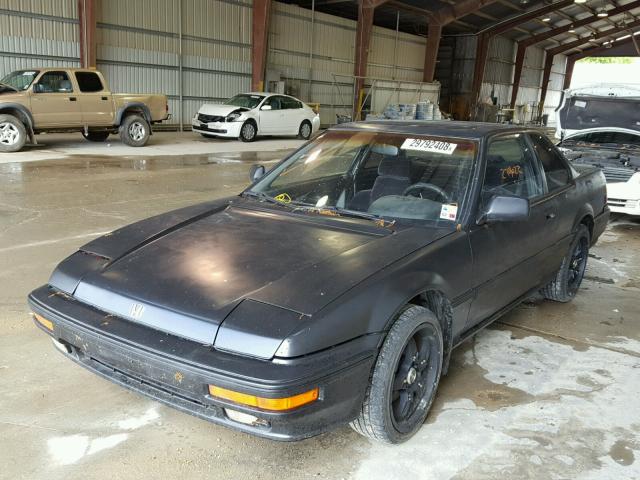 JHMBA4139KC037845 - 1989 HONDA PRELUDE 2. BLACK photo 2