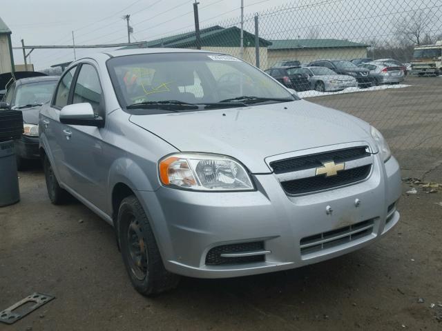 KL1TD5DE5BB166713 - 2011 CHEVROLET AVEO LS SILVER photo 1