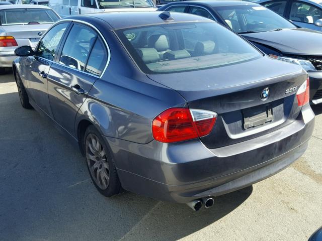 WBAVB335X6KR72255 - 2006 BMW 330 I GRAY photo 3