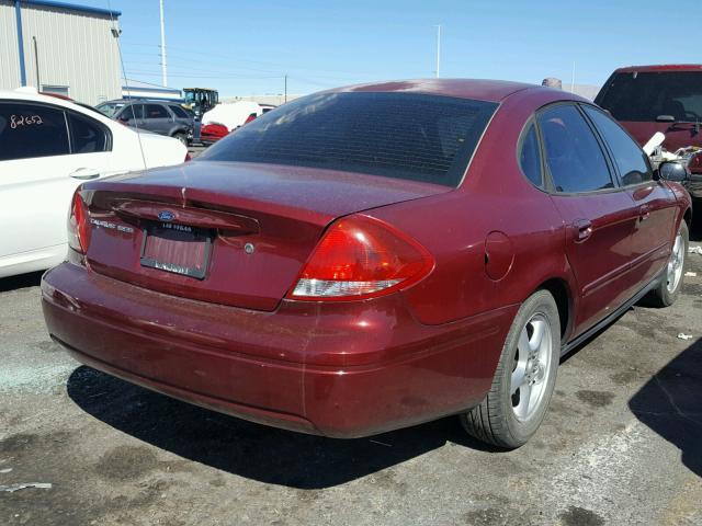 1FAFP55S14G129087 - 2004 FORD TAURUS SES RED photo 4