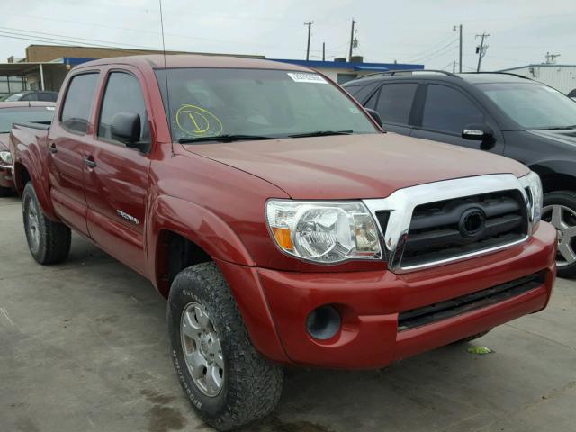 5TEJU62NX7Z385002 - 2007 TOYOTA TACOMA DOU BURGUNDY photo 1