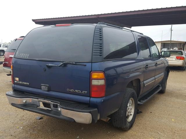 1GNEC16Z63J133487 - 2003 CHEVROLET SUBURBAN C BLUE photo 4