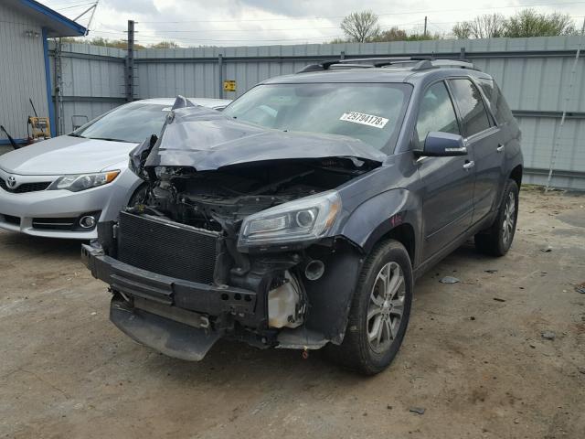 1GKKRRKD1EJ113416 - 2014 GMC ACADIA SLT ლურჯი ფოტო 2