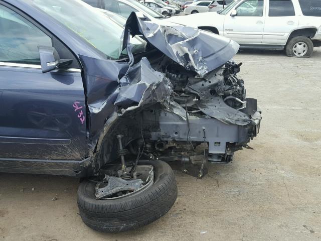 1GKKRRKD1EJ113416 - 2014 GMC ACADIA SLT ლურჯი ფოტო 9