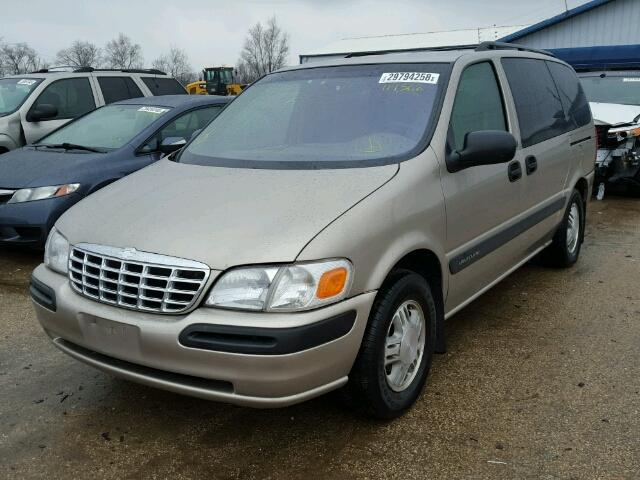 1GNDX03E8YD136621 - 2000 CHEVROLET VENTURE TAN photo 2