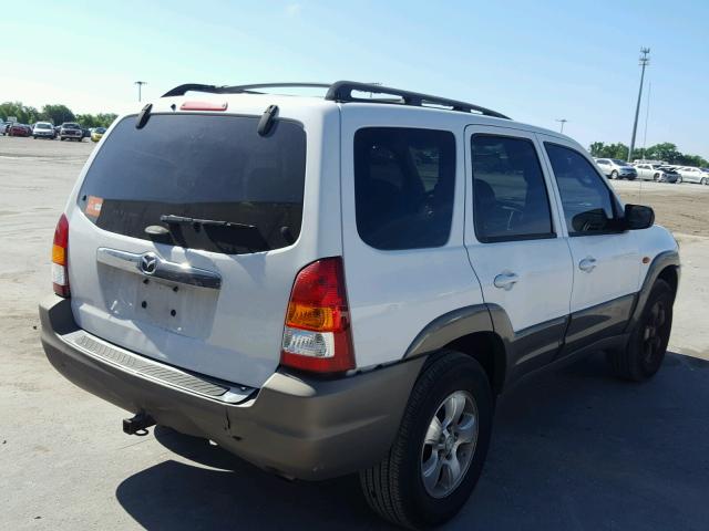 4F2CZ06173KM41085 - 2003 MAZDA TRIBUTE ES WHITE photo 4