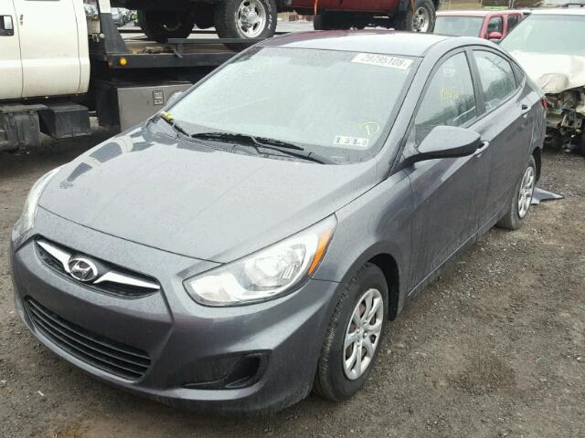 KMHCT4AE7CU208729 - 2012 HYUNDAI ACCENT GLS GRAY photo 2