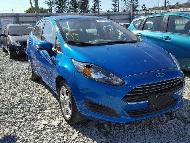 3FADP4BJ8GM114089 - 2016 FORD FIESTA SE BLUE photo 1