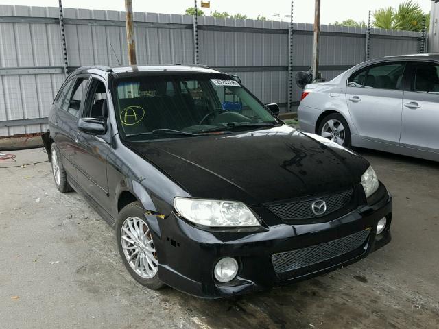 JM1BJ245721544015 - 2002 MAZDA PROTEGE PR BLACK photo 1