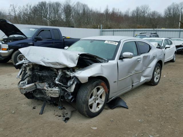 2B3CA3CV5AH245992 - 2010 DODGE CHARGER SX SILVER photo 2