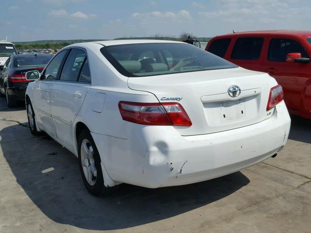 4T1BE46K99U871149 - 2009 TOYOTA CAMRY BASE WHITE photo 3
