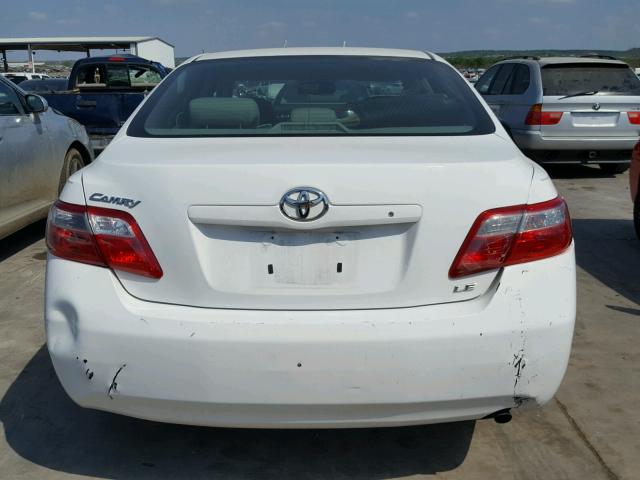 4T1BE46K99U871149 - 2009 TOYOTA CAMRY BASE WHITE photo 9