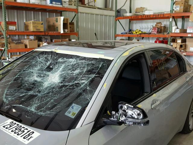 WBAYE8C50DD133945 - 2013 BMW 750LI SILVER photo 9