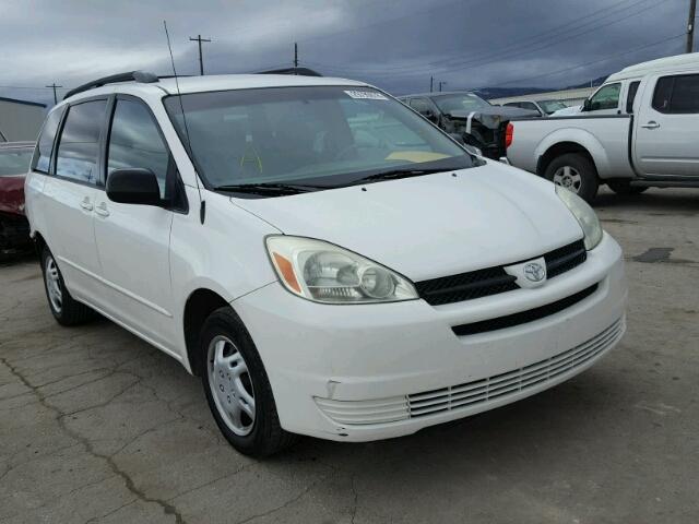 5TDZA23C54S216404 - 2004 TOYOTA SIENNA CE WHITE photo 1