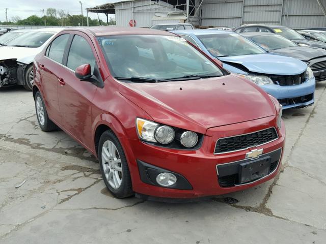 1G1JC5SH1D4102622 - 2013 CHEVROLET SONIC LT RED photo 1