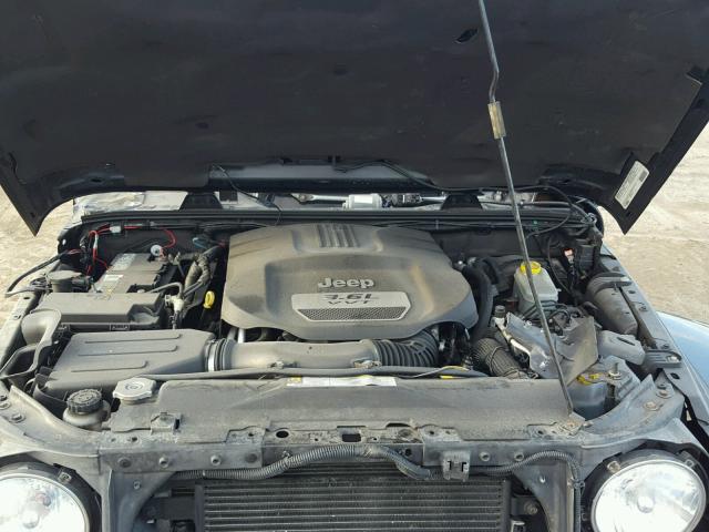 1C4AJWBG6CL104218 - 2012 JEEP WRANGLER S BLACK photo 7