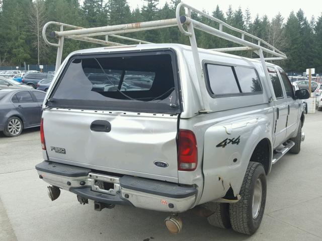 1FTWW33S32EB64937 - 2002 FORD F350 SUPER SILVER photo 4