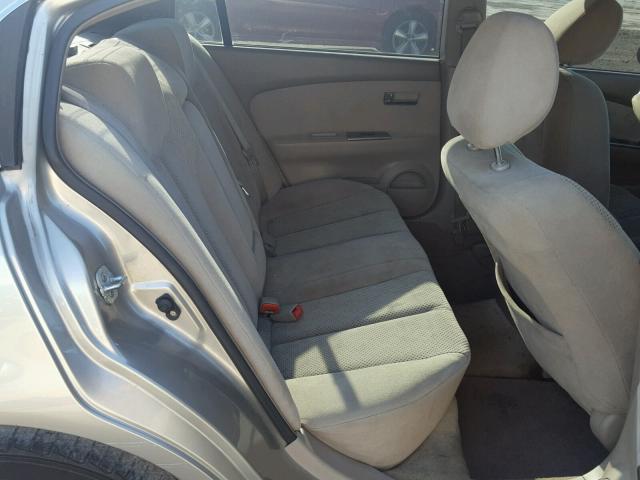 1N4AL11D36N372517 - 2006 NISSAN ALTIMA S GOLD photo 6