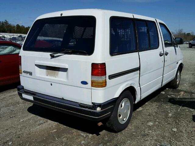 1FMCA21XXPZC03030 - 1993 FORD AEROSTAR WHITE photo 4