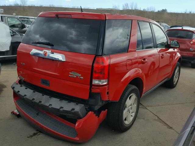 5GZCZ63437S865823 - 2007 SATURN VUE RED photo 4