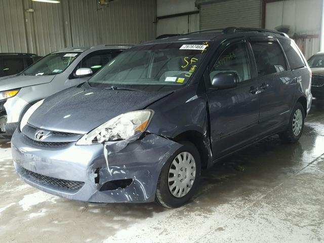 5TDZA23C46S562687 - 2006 TOYOTA SIENNA BLUE photo 2