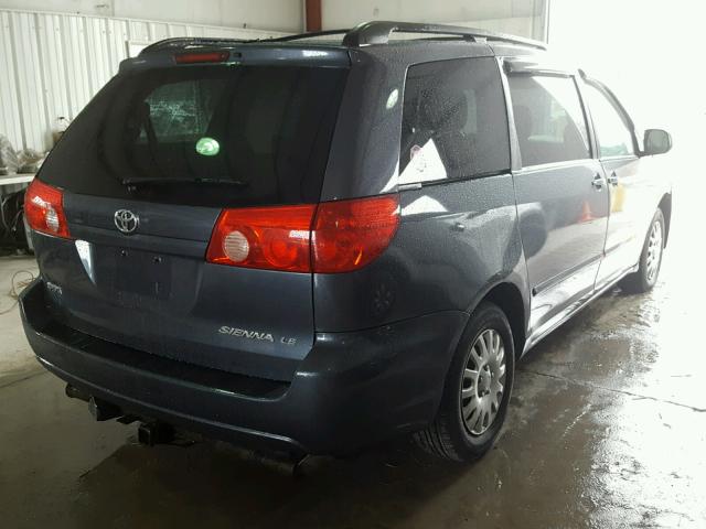 5TDZA23C46S562687 - 2006 TOYOTA SIENNA BLUE photo 4