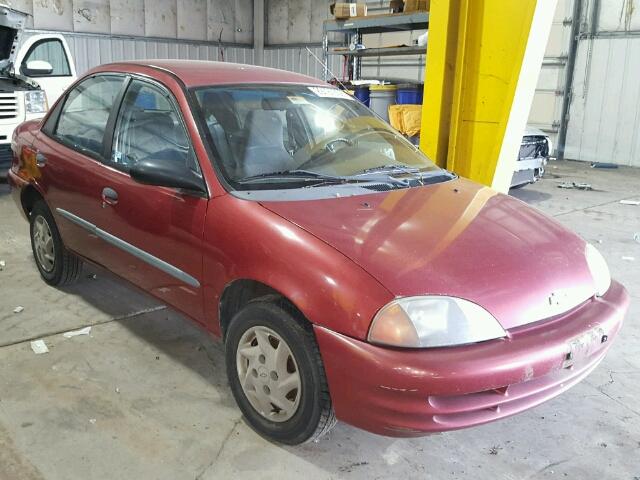 2C1MR5223Y6721478 - 2000 CHEVROLET METRO LSI RED photo 1