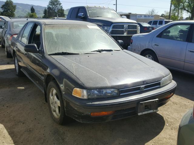 JHMCB7657NC029647 - 1992 HONDA ACCORD LX BLACK photo 1