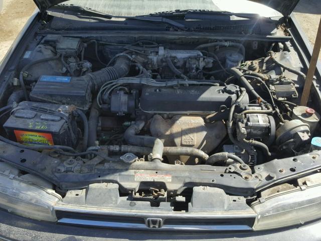 JHMCB7657NC029647 - 1992 HONDA ACCORD LX BLACK photo 7