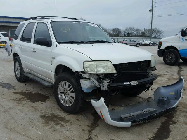 4M2CU56116DJ10517 - 2006 MERCURY MARINER WHITE photo 1