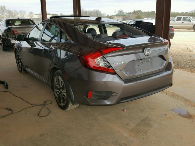 19XFC1F71HE011135 - 2017 HONDA CIVIC EXL 灰色 照片 3