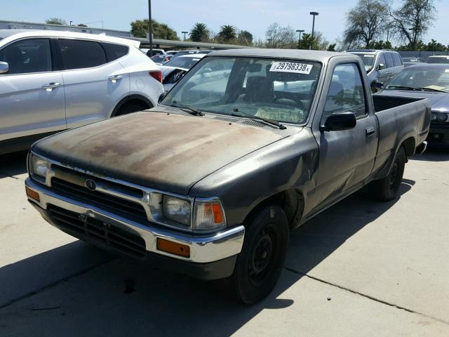 JT4RN81P6K0001708 - 1989 TOYOTA PICKUP 1/2 GRAY photo 2