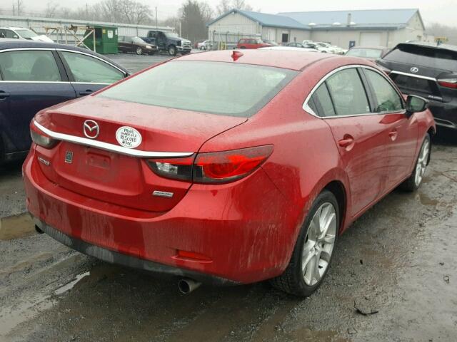 JM1GJ1V55G1456151 - 2016 MAZDA 6 TOURING MAROON photo 4