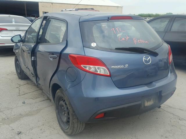 JM1DE1KZXE0182897 - 2014 MAZDA MAZDA2 SPO 蓝色 照片 3