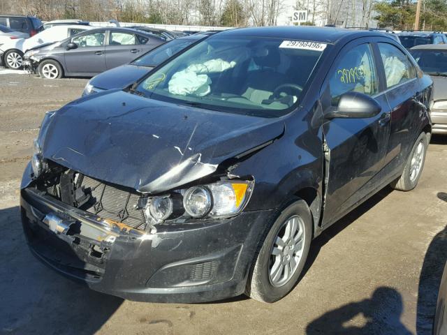 1G1JC5SH1G4117643 - 2016 CHEVROLET SONIC LT BLACK photo 2