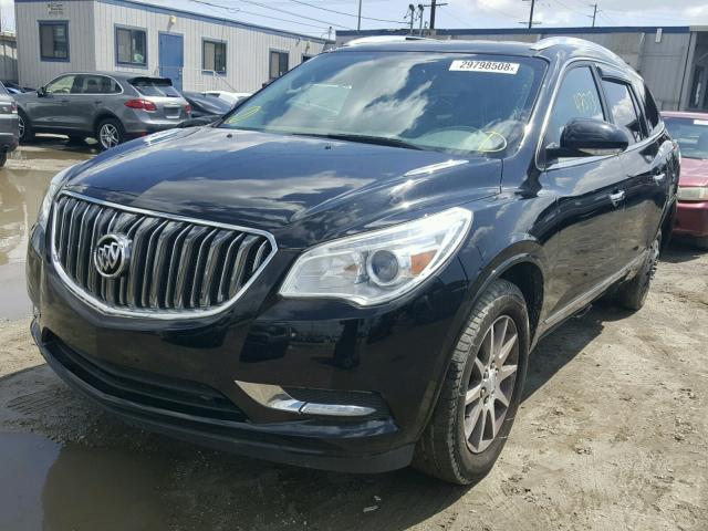 5GAKRAKD4HJ105300 - 2017 BUICK ENCLAVE BLACK photo 2