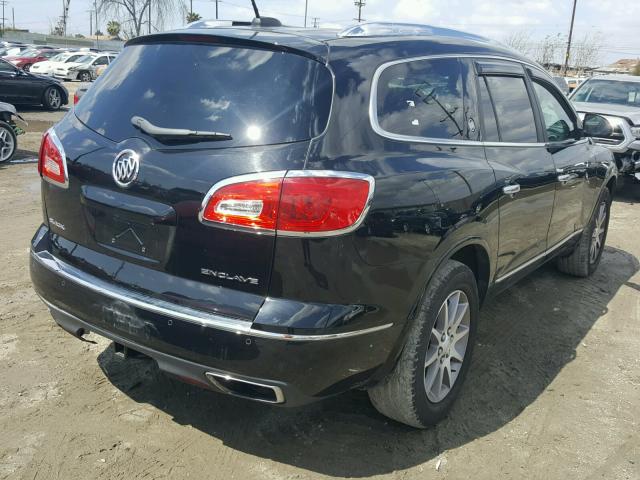 5GAKRAKD4HJ105300 - 2017 BUICK ENCLAVE BLACK photo 4