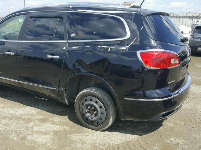 5GAKRAKD4HJ105300 - 2017 BUICK ENCLAVE BLACK photo 9