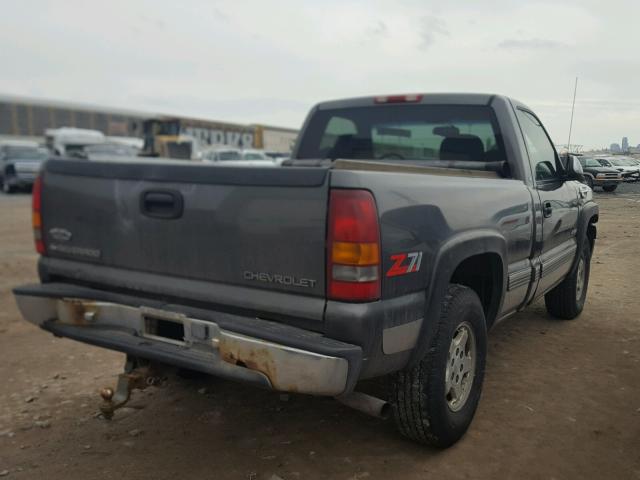 1GCEK14T4XZ144909 - 1999 CHEVROLET SILVERADO GRAY photo 4