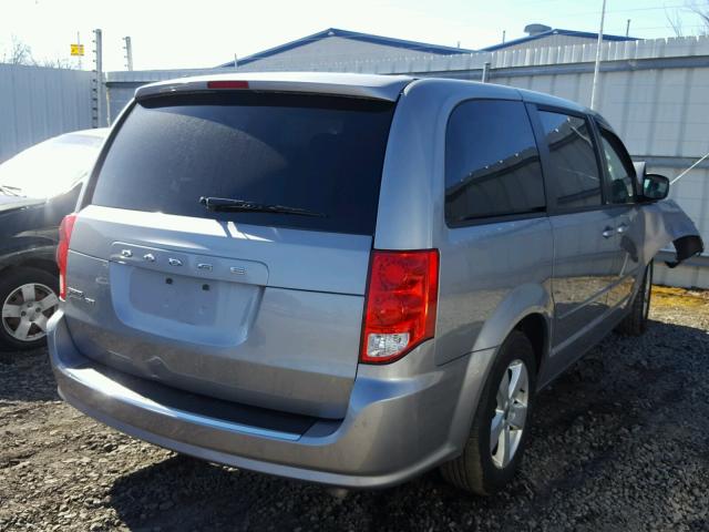 2C4RDGBG4DR649701 - 2013 DODGE GRAND CARA SILVER photo 4