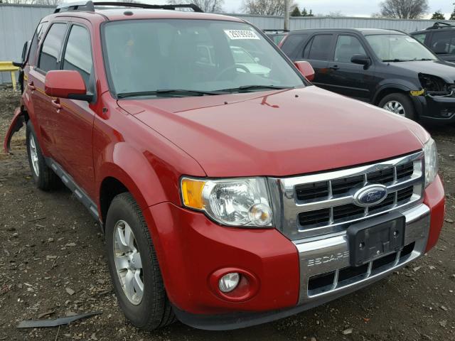 1FMCU0EG1AKA10870 - 2010 FORD ESCAPE LIM RED photo 1