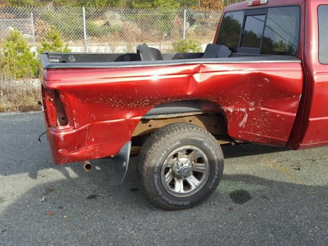 1FTYR44V62TA65085 - 2002 FORD RANGER SUP RED photo 9