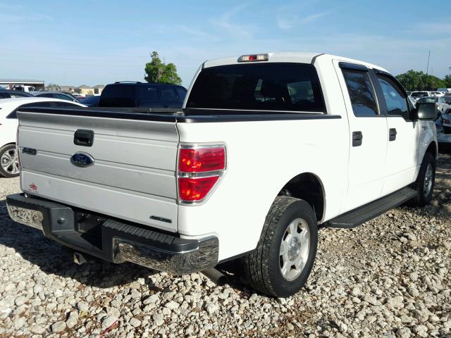 1FTEW1CM1CFB28466 - 2012 FORD F150 SUPER WHITE photo 4