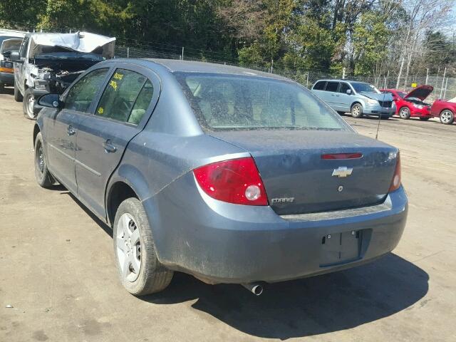 1G1AK52F057595291 - 2005 CHEVROLET COBALT GRAY photo 3