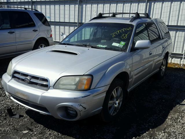 4S4BT63C545102021 - 2004 SUBARU BAJA TURBO SILVER photo 2