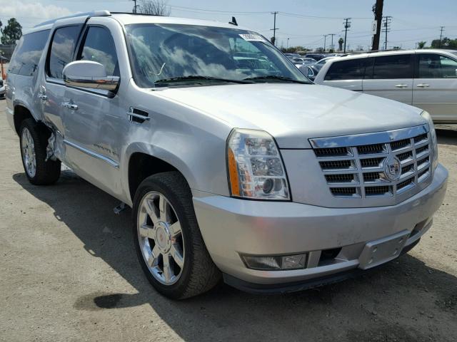 1GYUCJEF3AR114237 - 2010 CADILLAC ESCALADE E SILVER photo 1