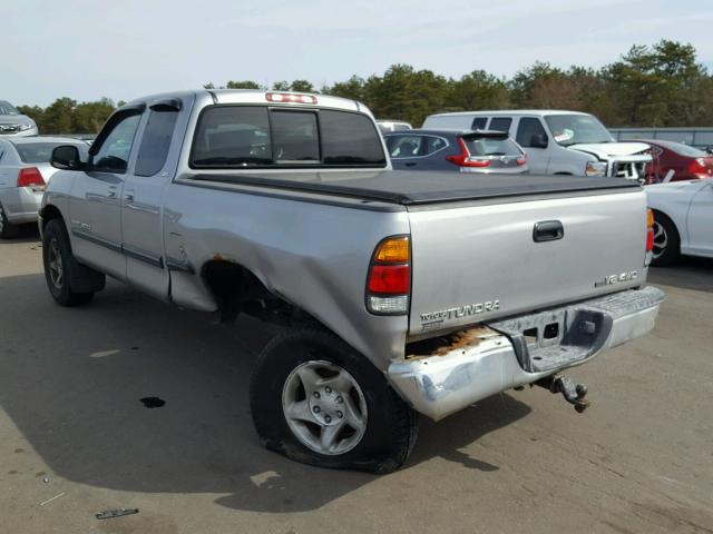 5TBBT44121S187307 - 2001 TOYOTA TUNDRA ACC SILVER photo 3