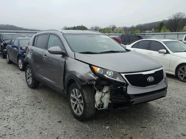 KNDPB3AC3E7562346 - 2014 KIA SPORTAGE B GRAY photo 1